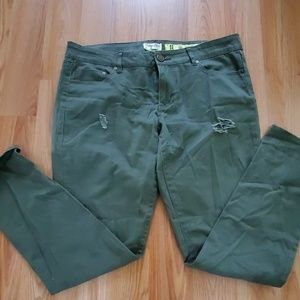 Indigo army green pants!